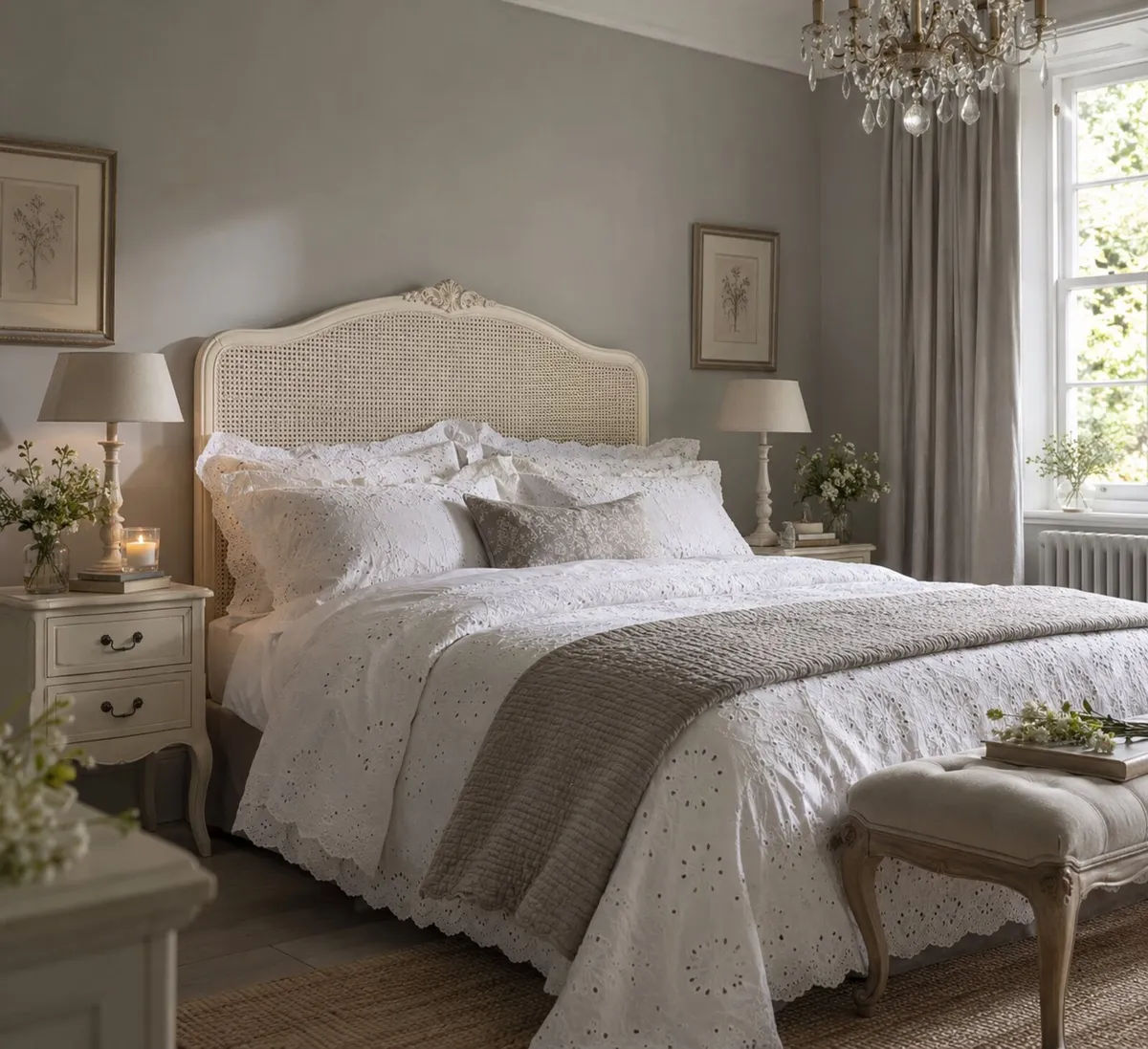 Wallis & Gambier 5ft rattan headboard