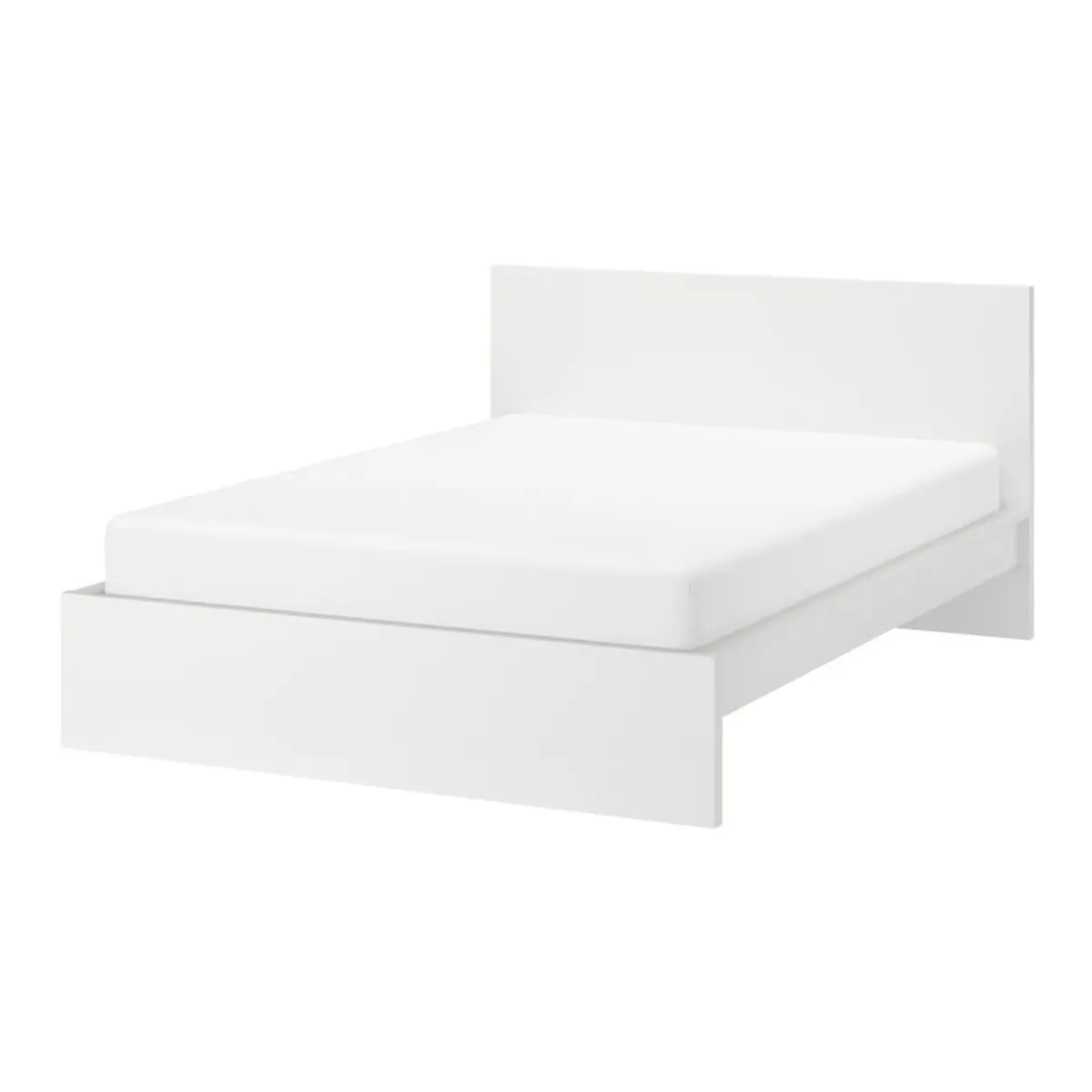IKEA MALM Super King Bed + VALEVÅG Mattress - Image 3