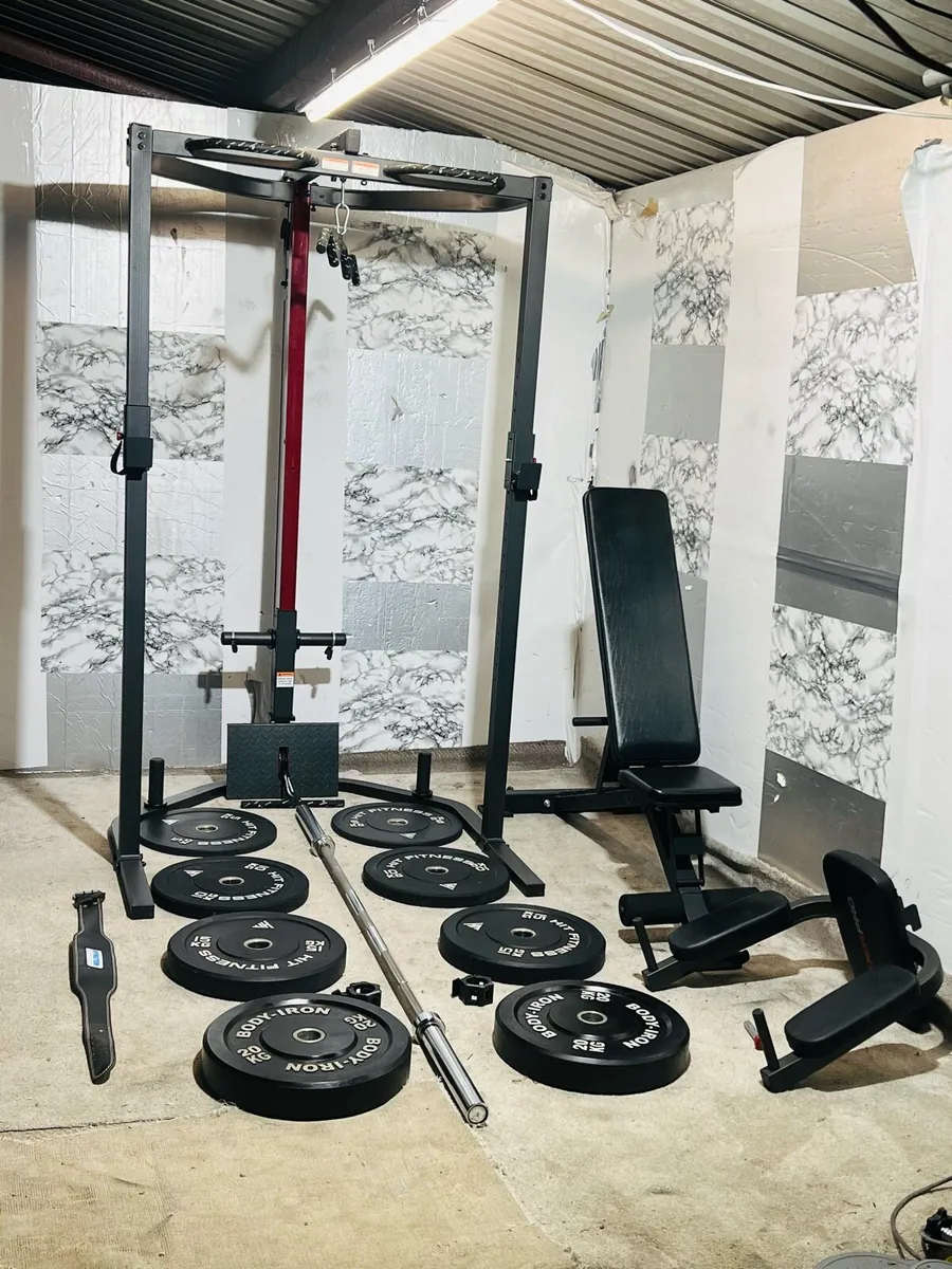 ALL IN ONE POWERLIFTING HOME GYM SETUP - Image 3