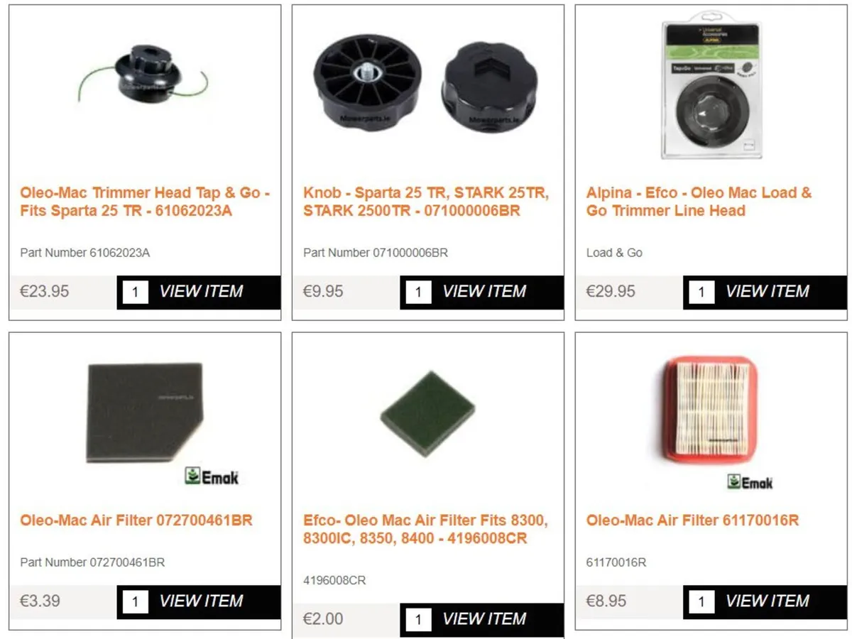 Oleo Mac / Efco Spare Parts - Image 4