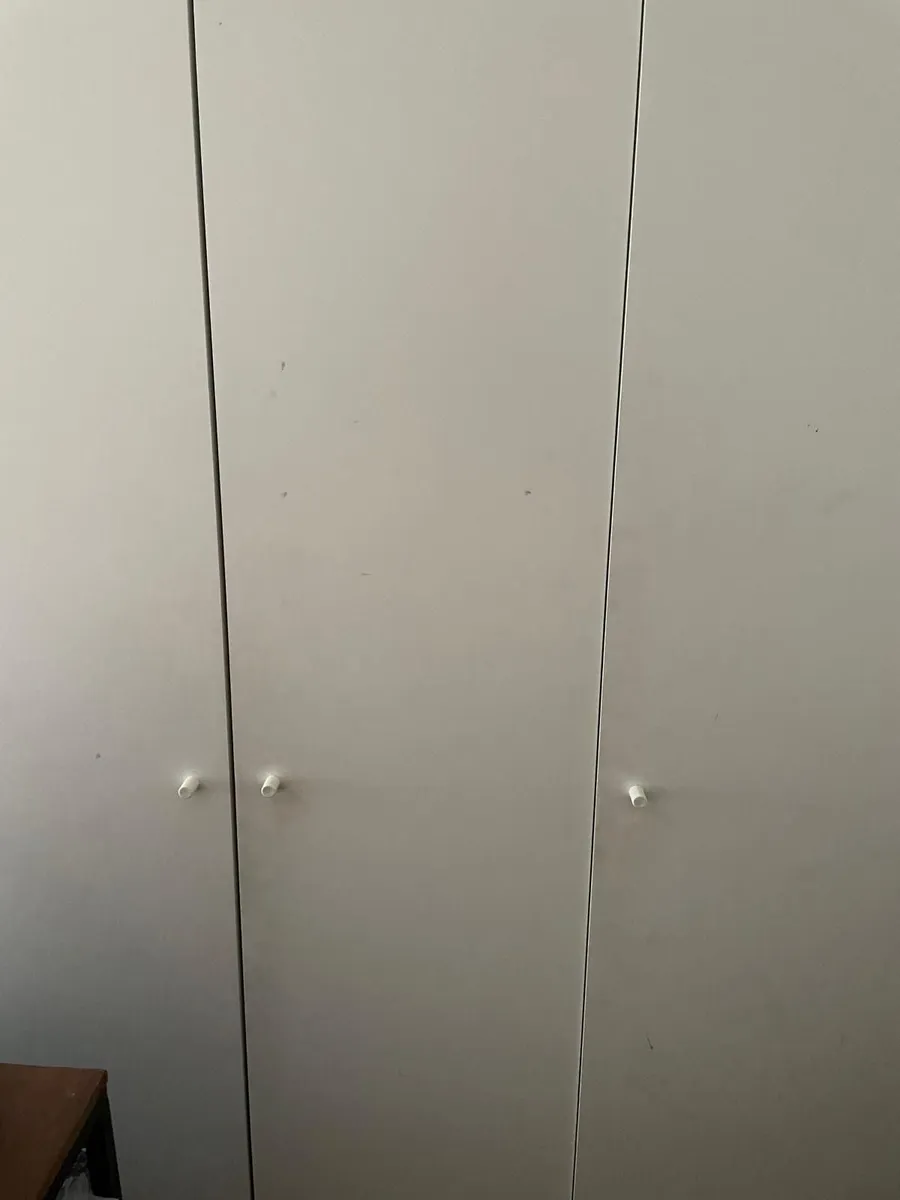 Ikea Wardrobe with 3 doors, white - Image 3