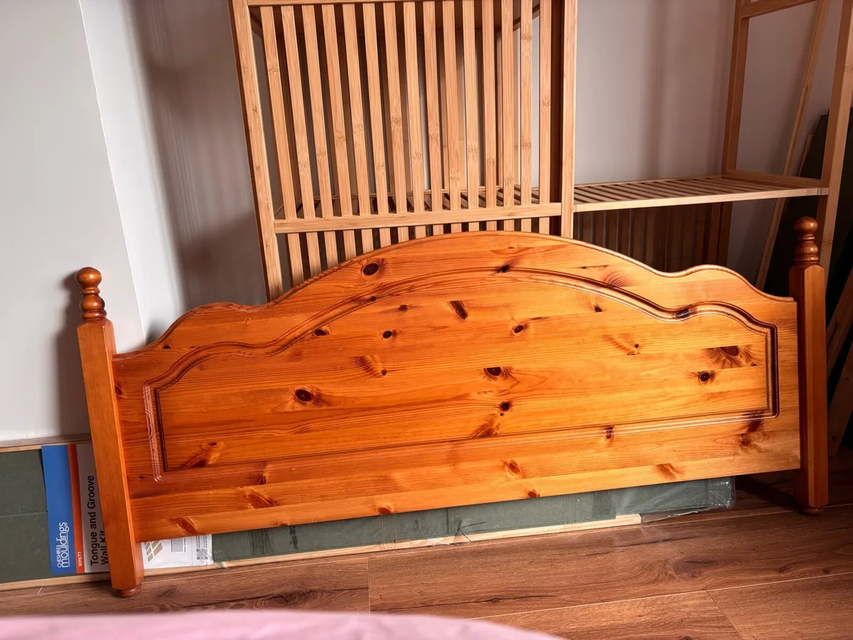 Solid wood headboard 140x60 cm - Image 3