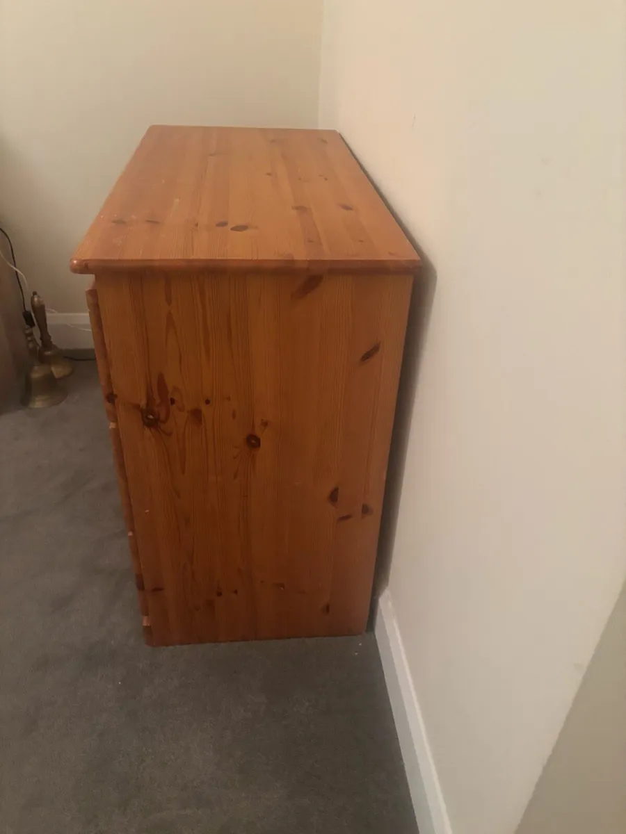 Pine wooden drawers - Image 3