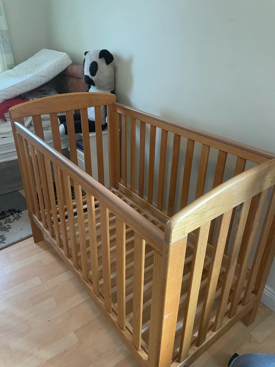 Wooden Cot - Mama’s & Papa’s - Image 1