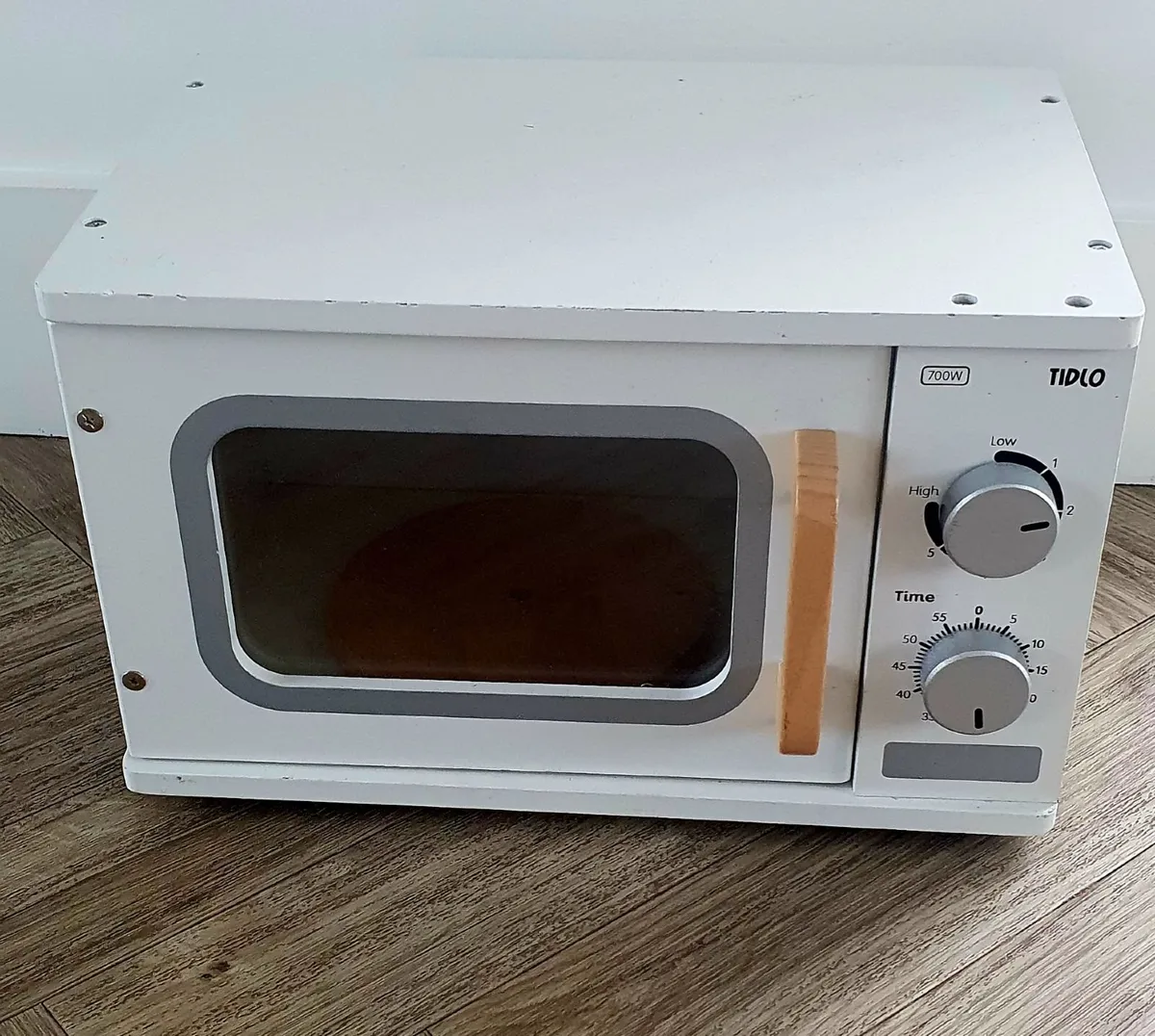 Tidlo kids wooden microwave