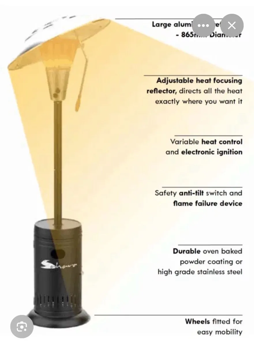 Patio heater. Sahara mushroom heater - Image 3