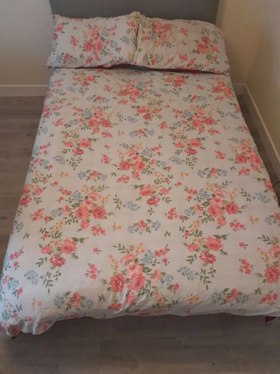 Nice Double Bed with All the betting and Cover - Image 1