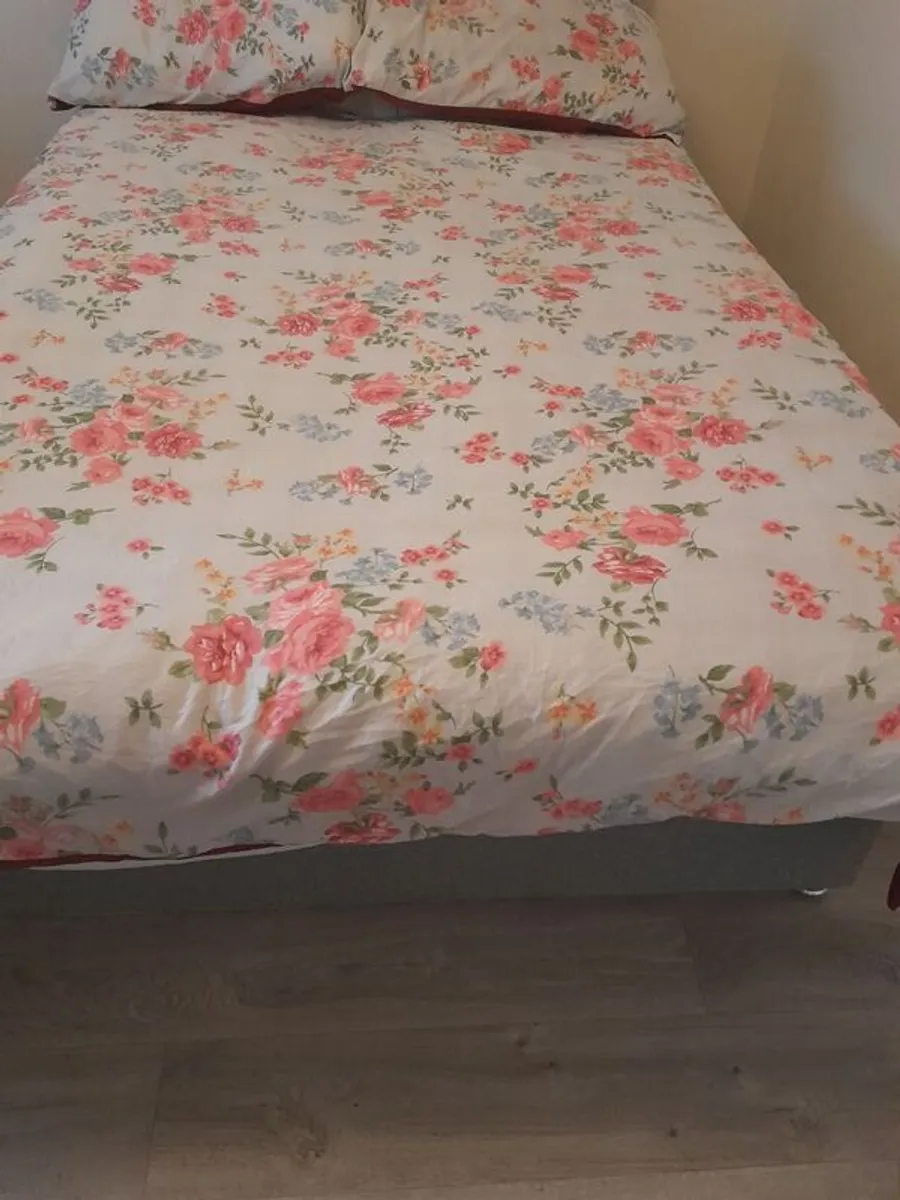 Nice Double Bed with All the betting and Cover - Image 2