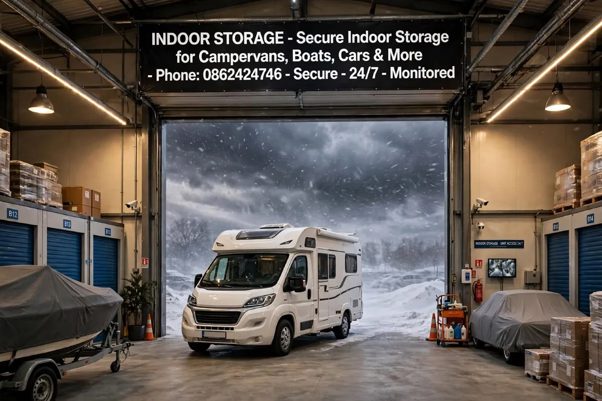 Indoor winter storage for boats and campervans - Image 1