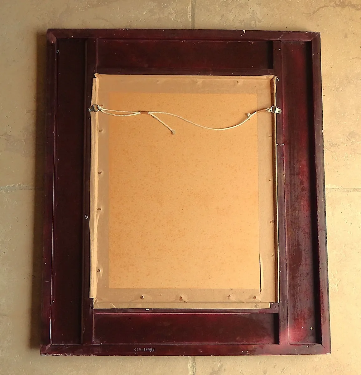 Large Bevelled Wall Mirror in Ornate Wooden Frame - Image 2