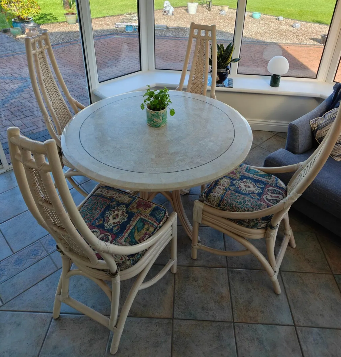 Table and 4 Chairs