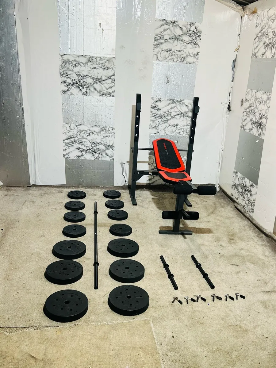 STURDY ADJUSTABLE WEIGHT BENCH WEIGHTS BARS - Image 3