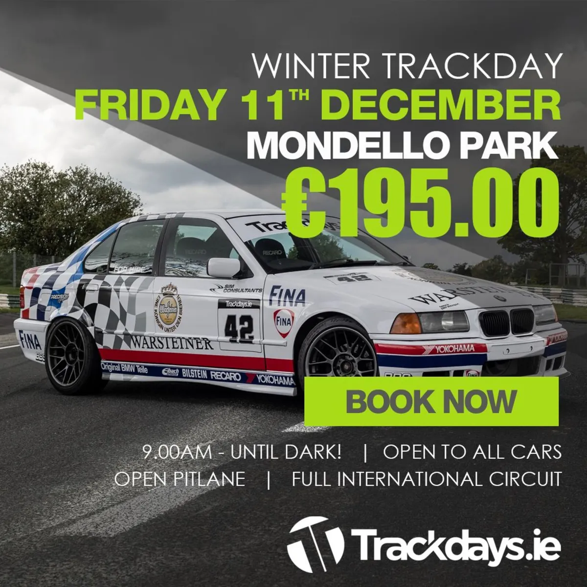 Next Trackday: Friday 11th December Mondello Park - Image 1