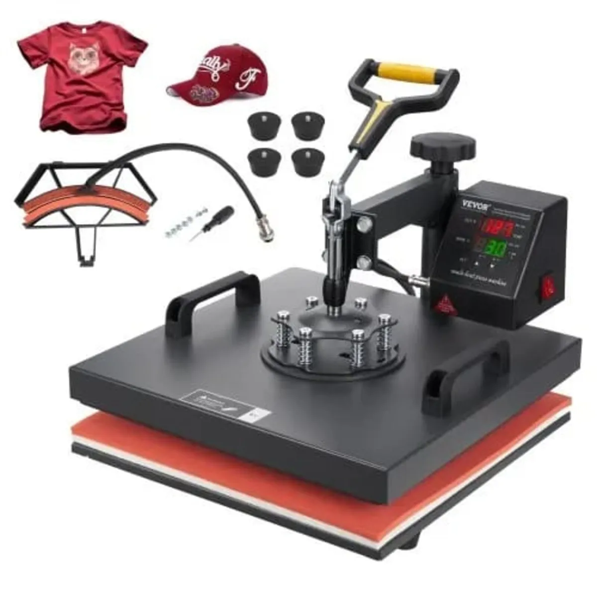 Heat Press Machine 38 x 38 cm 2-in-1 Clamshell Sub - Image 1