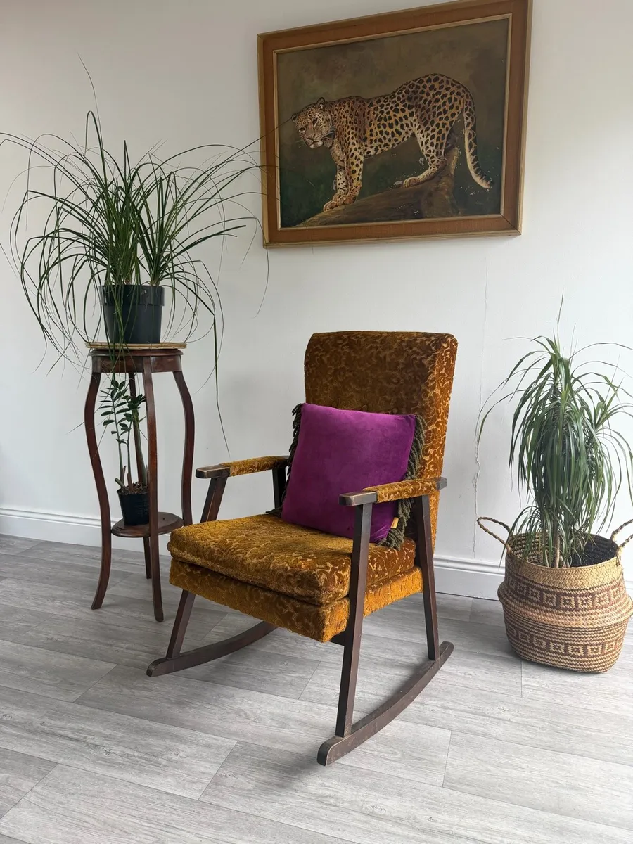 Vintage Rocking Armchair - Image 1