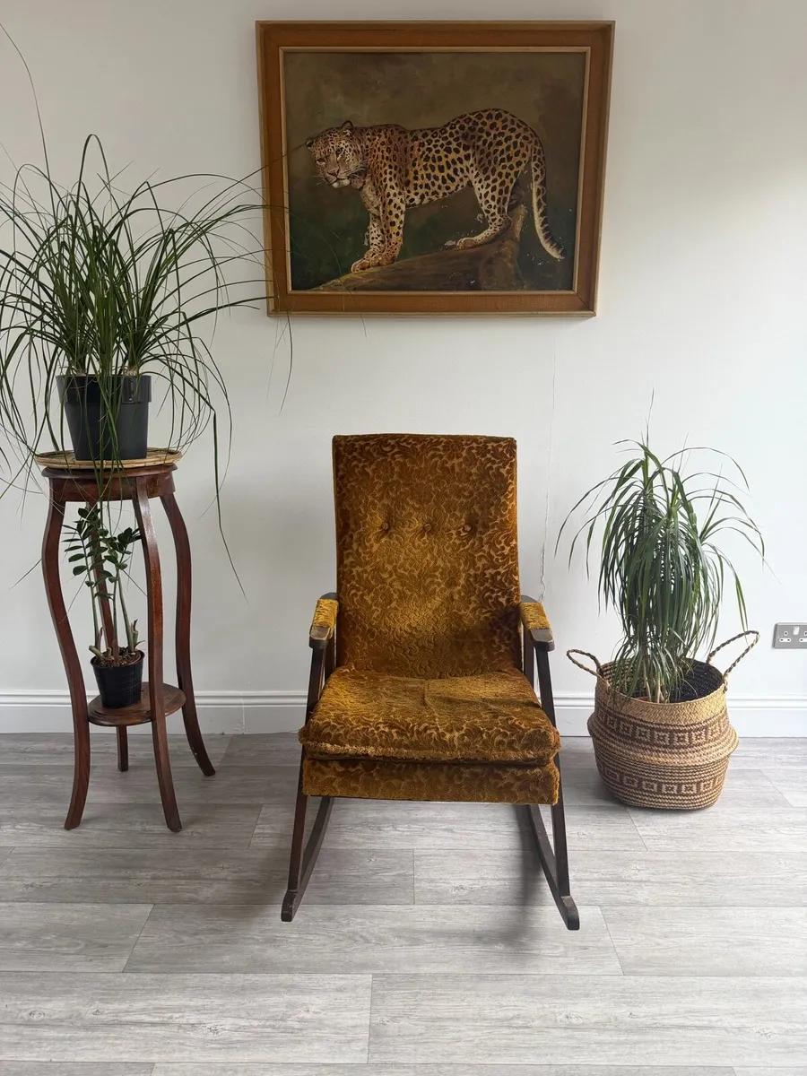 Vintage Rocking Armchair - Image 2