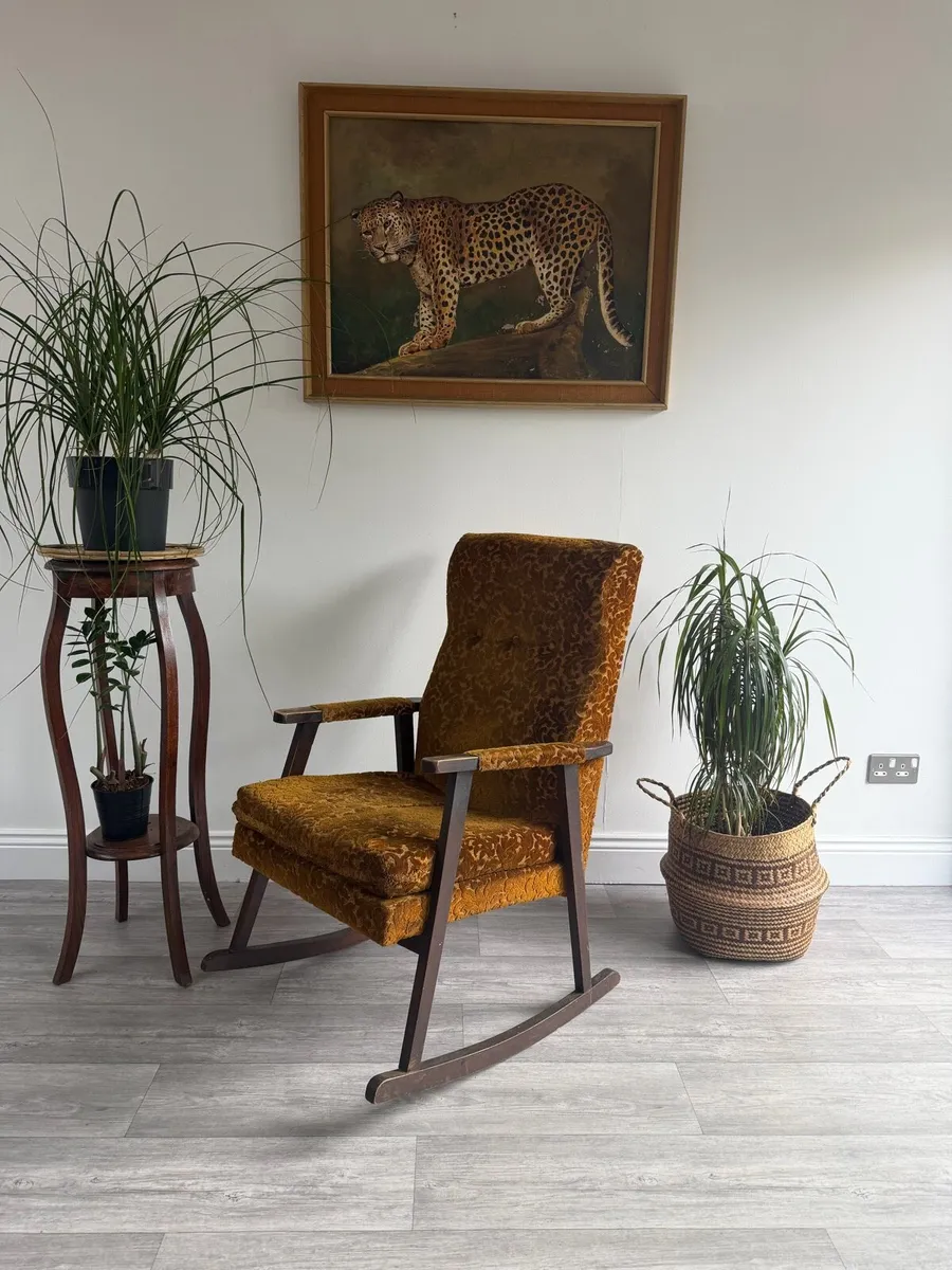 Vintage Rocking Armchair - Image 4