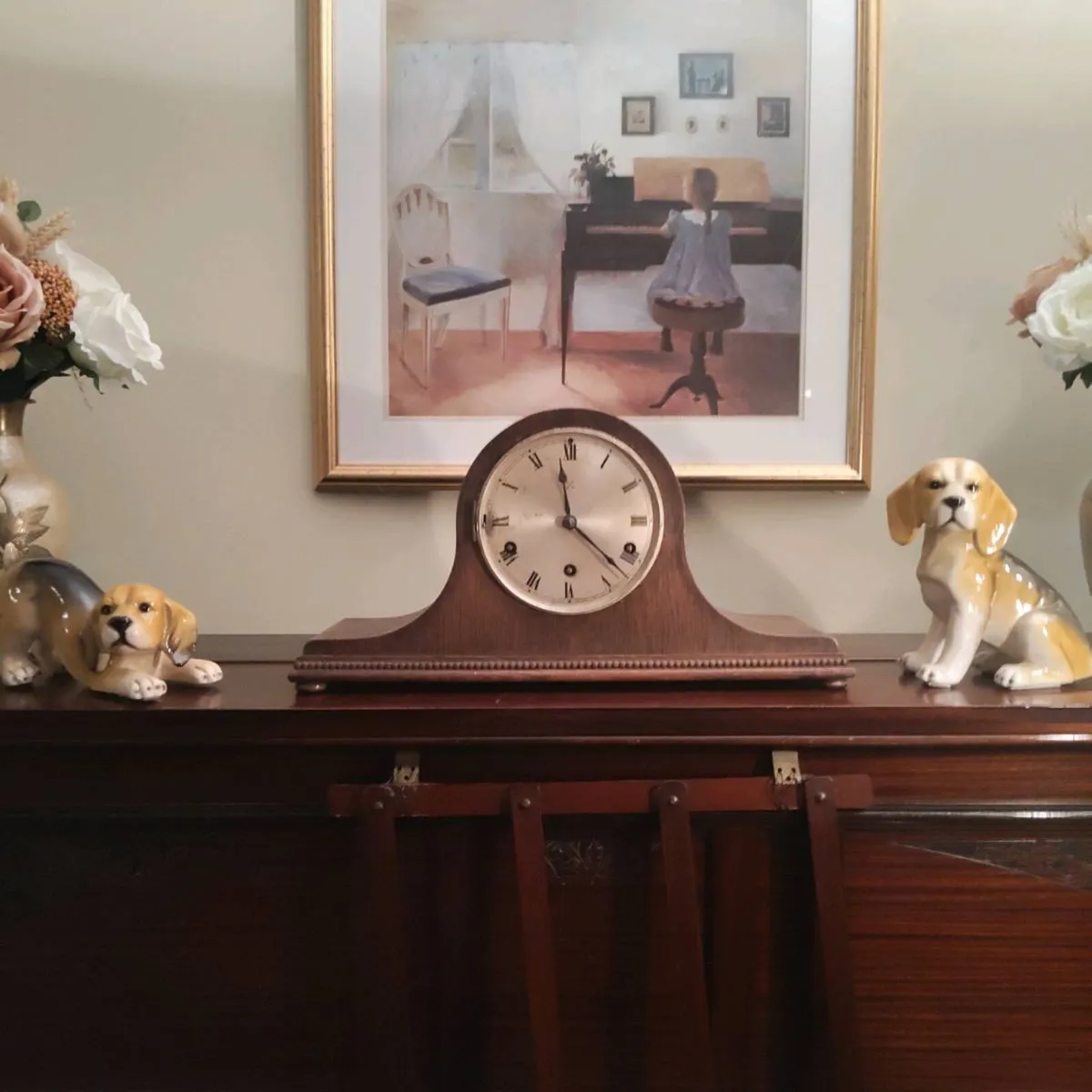 Antique German Mantle clock - Image 3