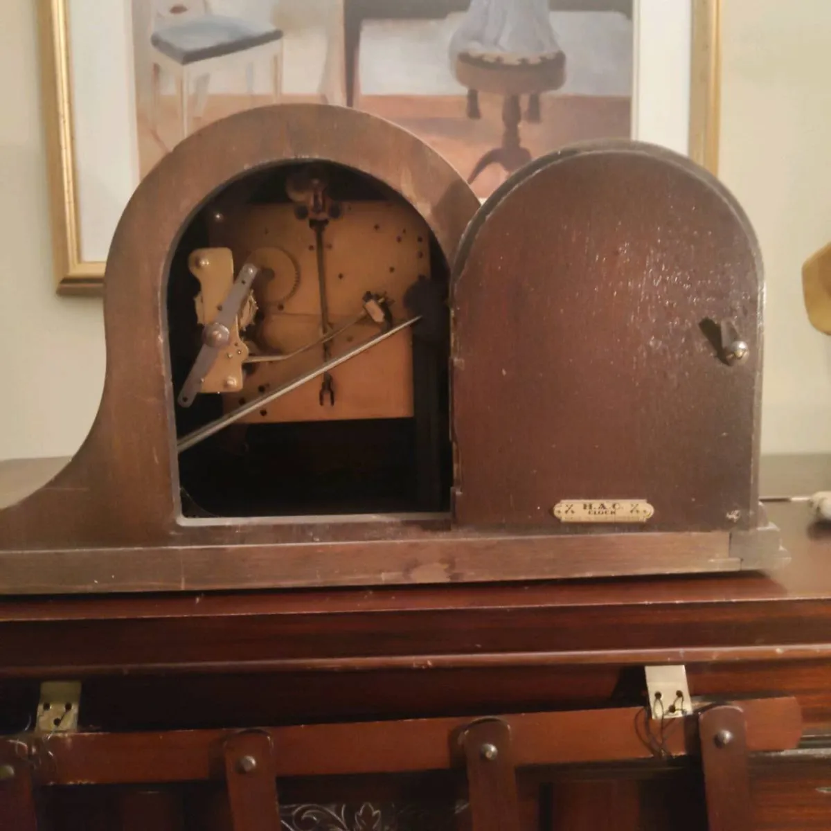 Antique German Mantle clock - Image 4