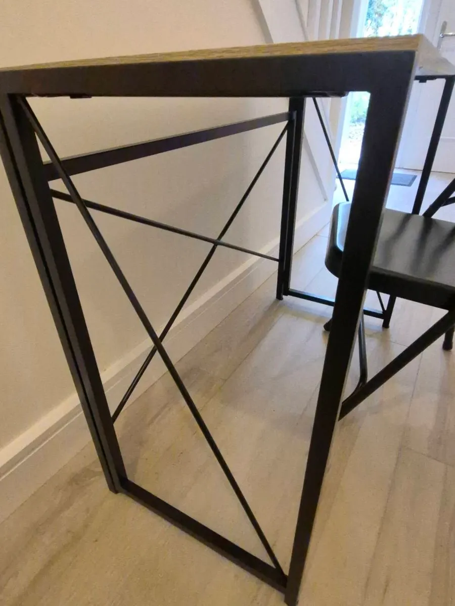 Folding desk & chair - Image 2