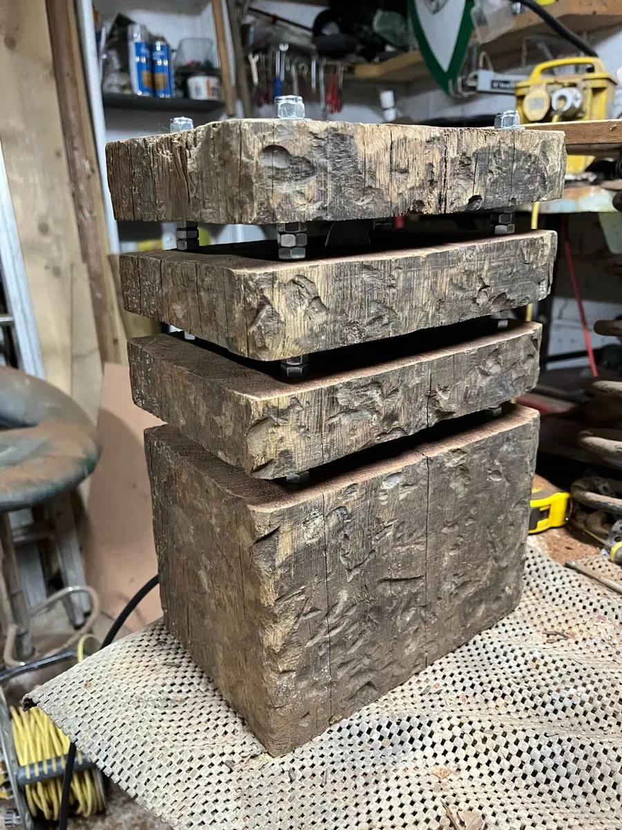 Timber lamp - Image 1