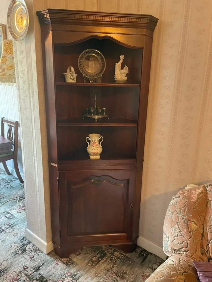 Clock and mahogany cabinets - Image 2