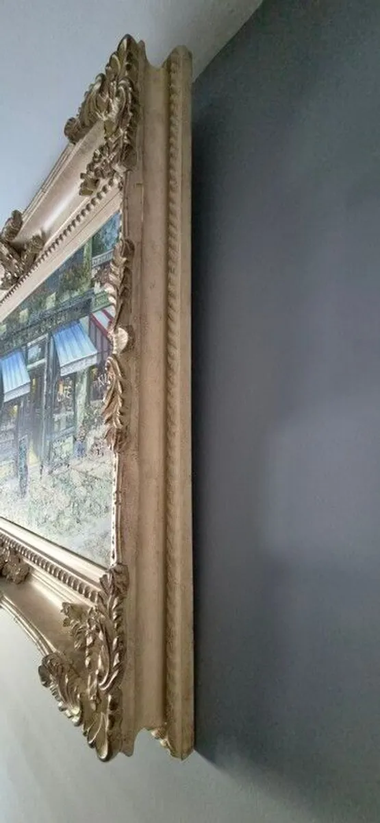 Large Framed oil painting - Image 4