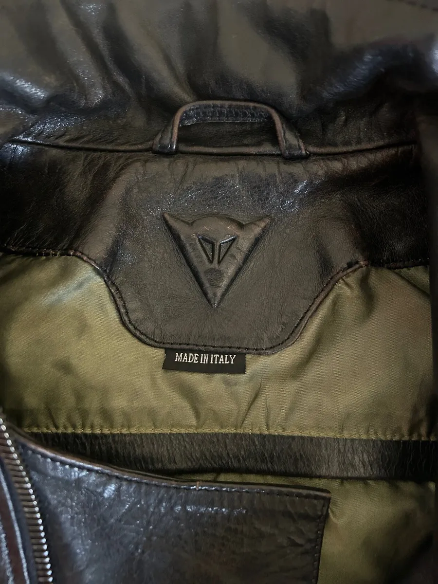 Dainese Genuine Leather Motorcycle Jacket - Image 4