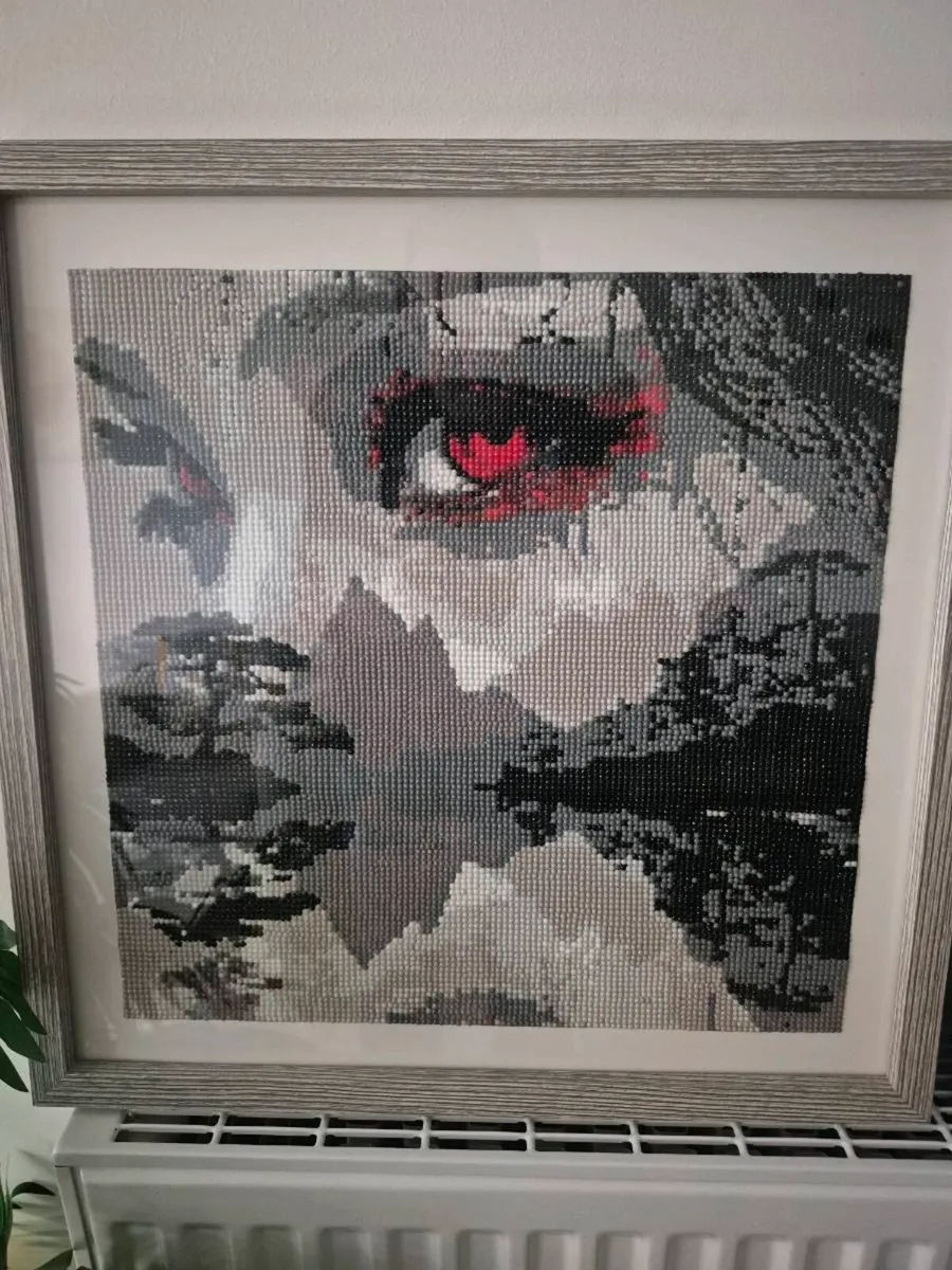 Diamond art picture, completed, framed  individual - Image 2