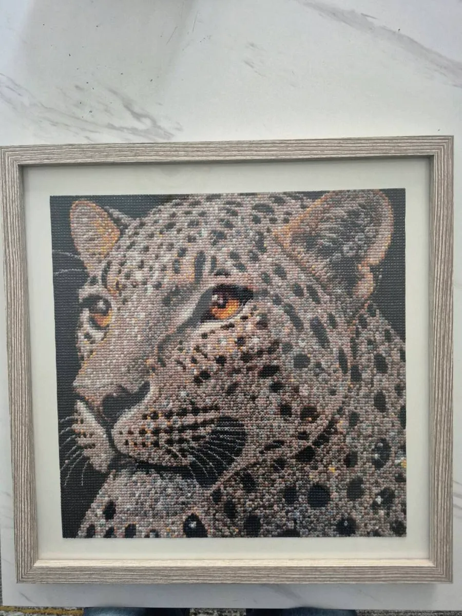 Diamond art picture, completed, framed  individual - Image 3