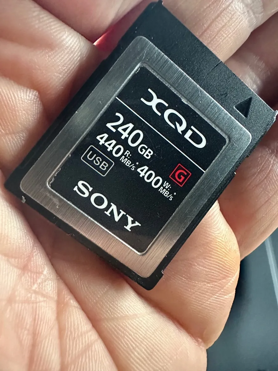 SONY XQD 240GB card - excellent condition - Image 1