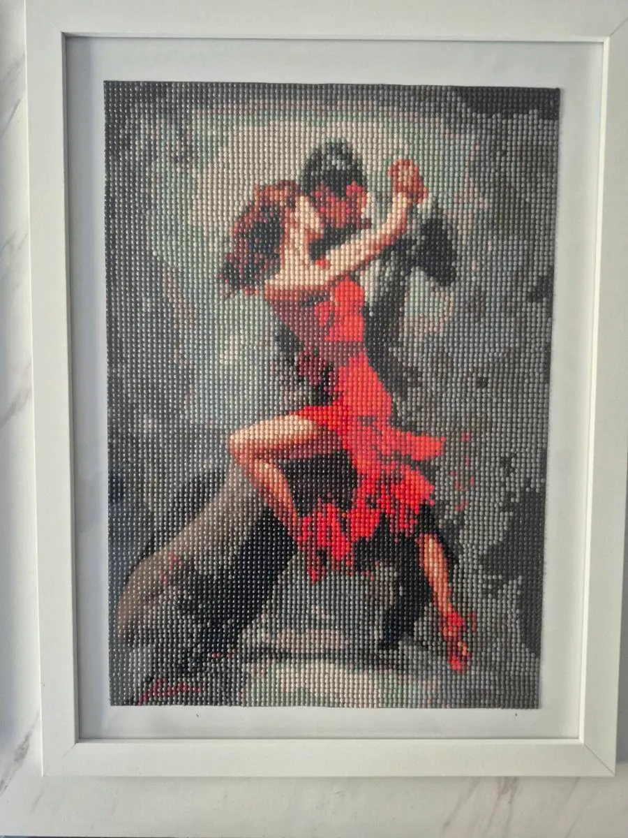 Diamond art picture, completed, framed  individual - Image 4