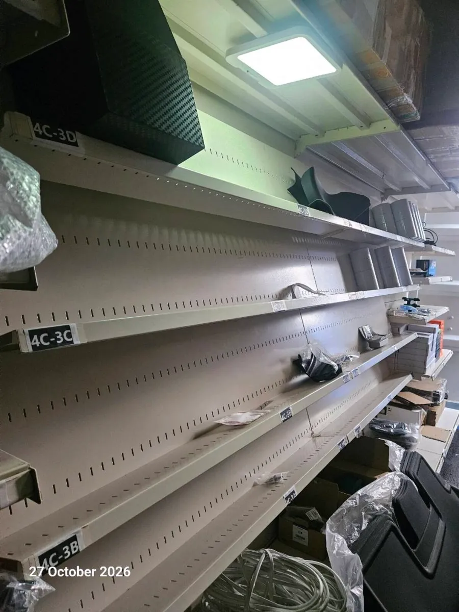Shop Shelving 1.2m and 1m Bays - Image 1