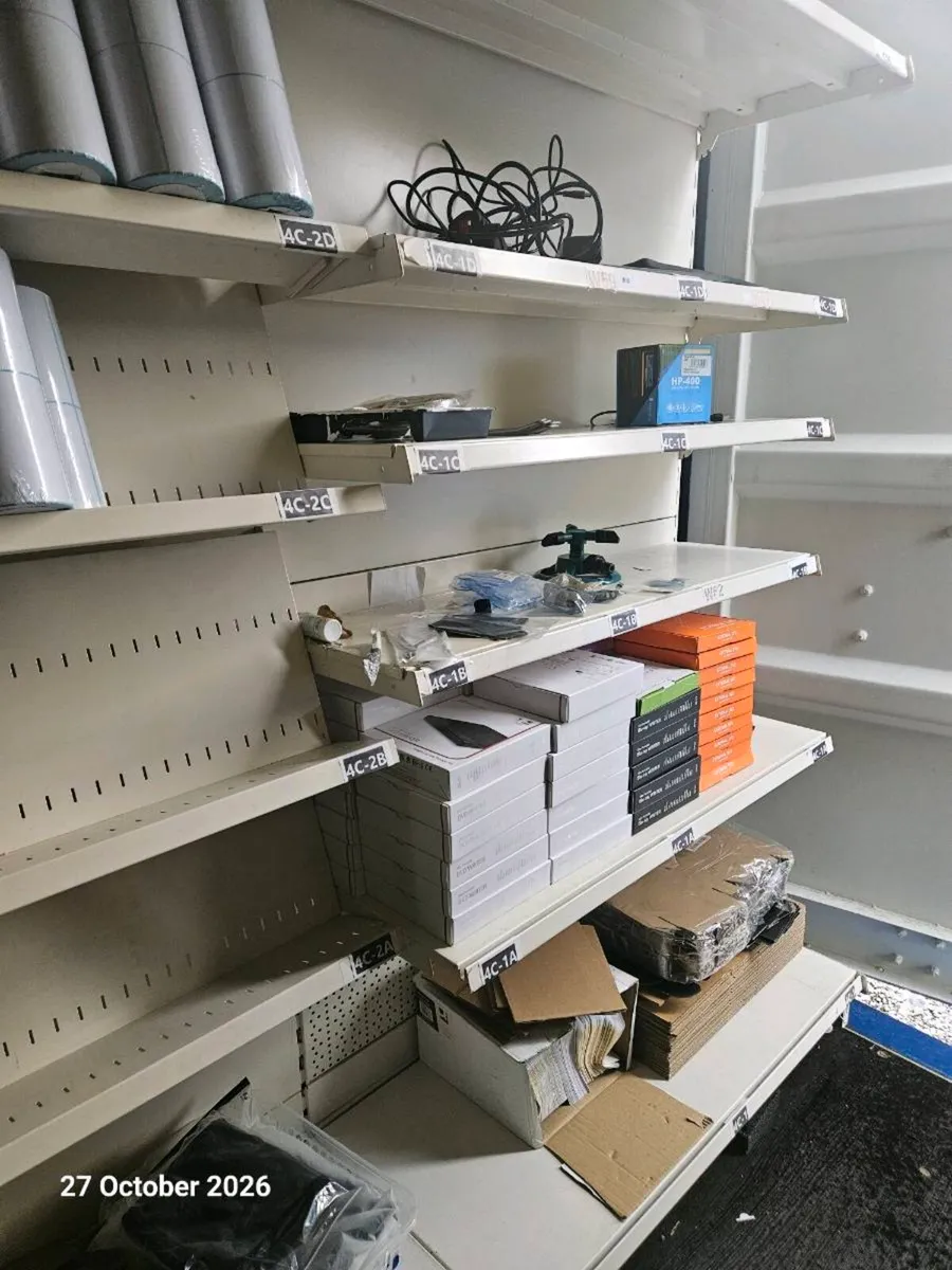 Shop Shelving 1.2m and 1m Bays - Image 2