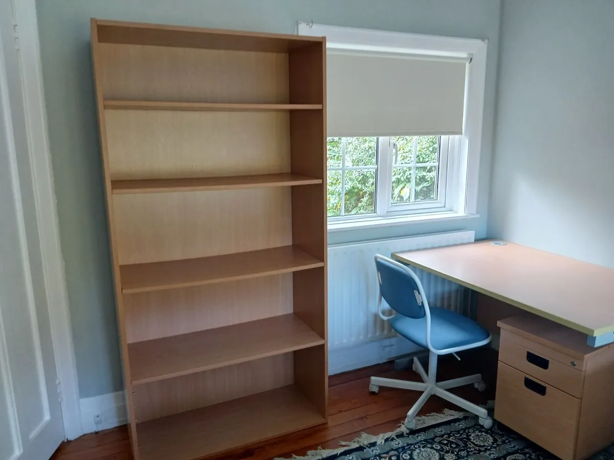 2 x Desks and shelving unit - Image 3