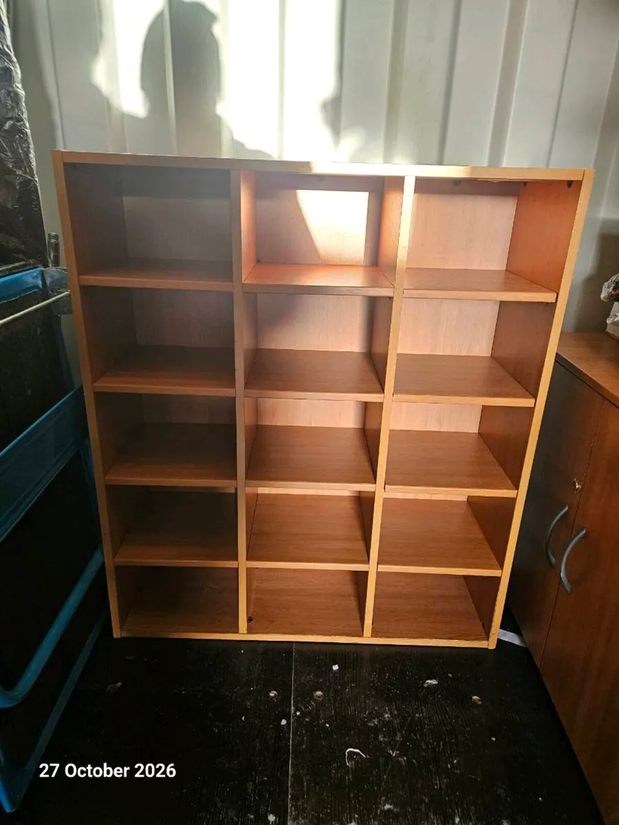 Office Cabinet and Matching Shelf Unit - Image 1