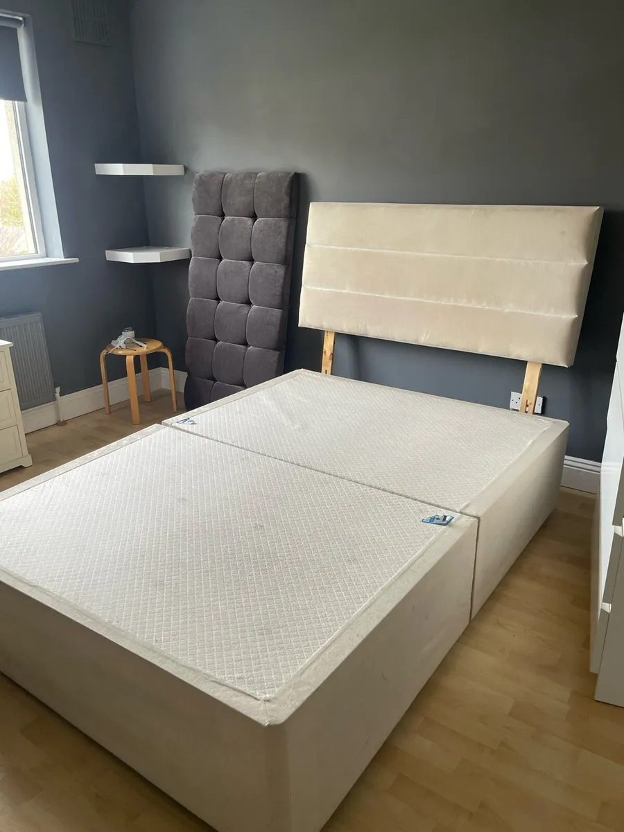 headboard and base of bed - Image 1