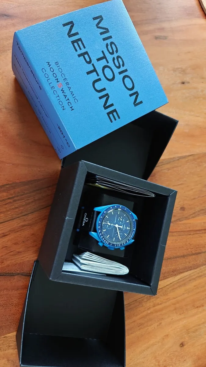 Swatch Omega Mission to Neptune (needs battery) - Image 2