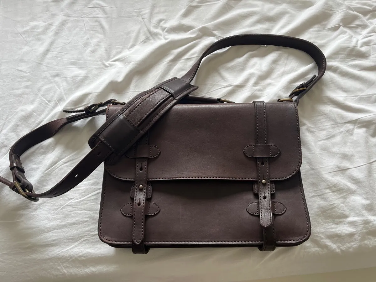 Cravar - Leather messenger bag - Image 1