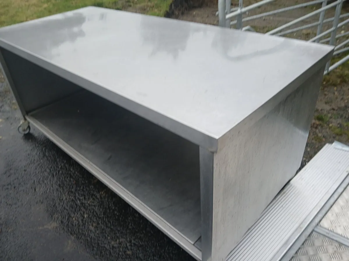 Staneless steel commercial  cabbinet table - Image 3