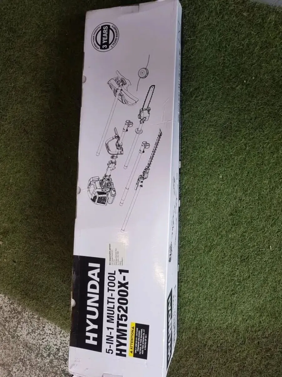 HYUNDAI PETROL MULTI-TOOL 52CC - FOR SALE - Image 2