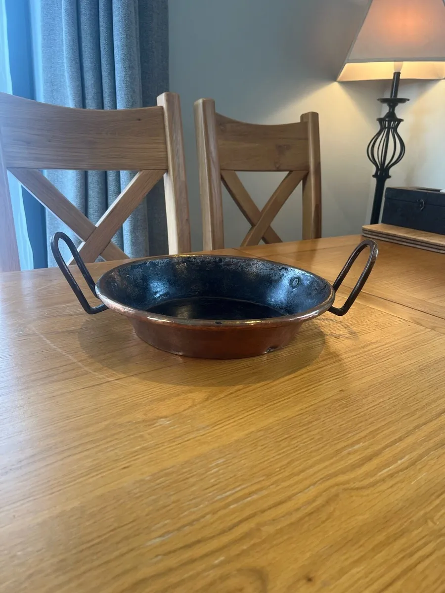 Antique French Copper Pans/Preserve Pans - Image 2