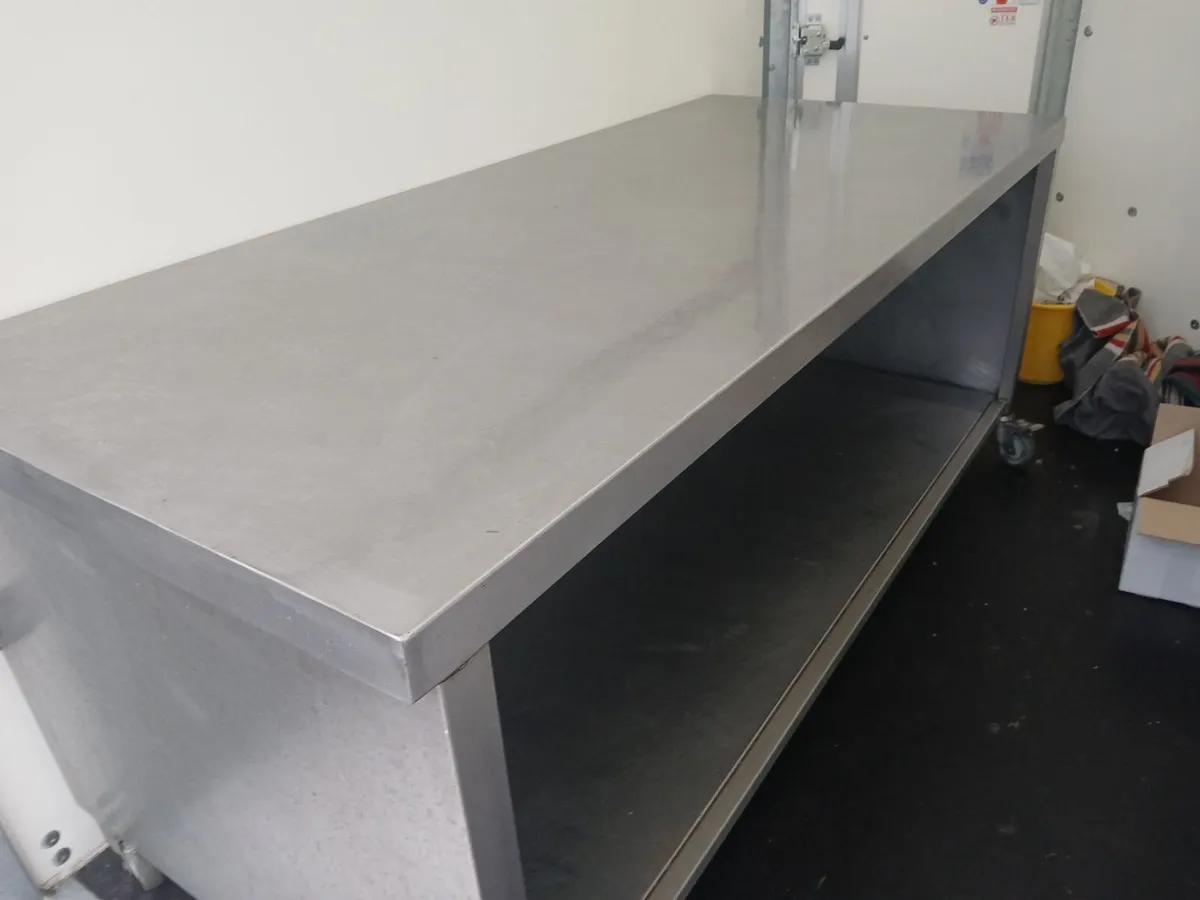 Staneless steel cabbinet  bakers table delivered - Image 2