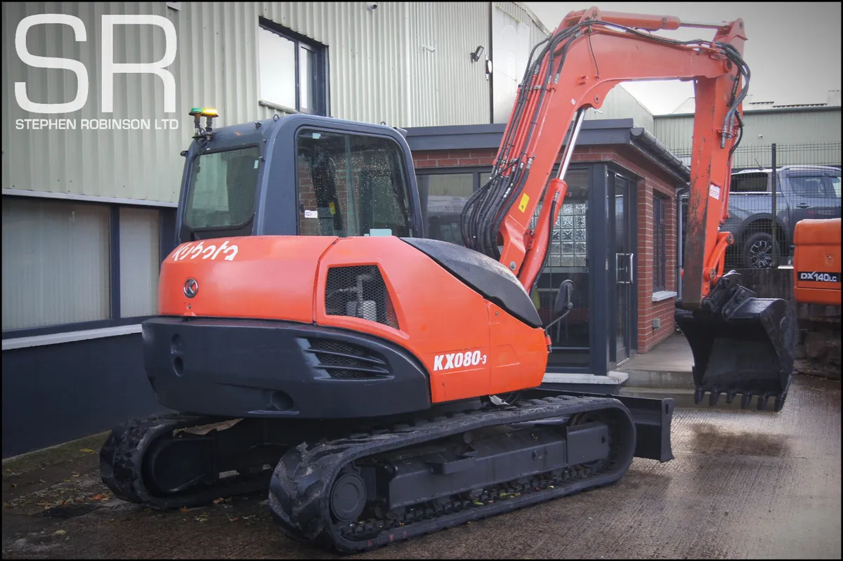 2013 Kubota KX080-3 - Image 3