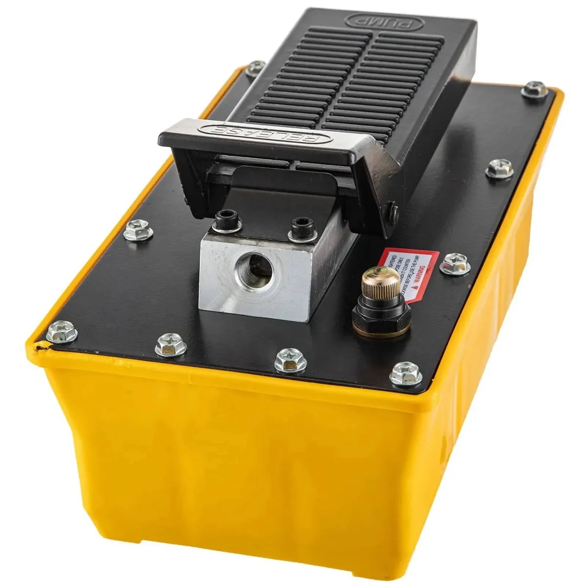 Air Hydraulic Foot Pump 10,000 PSI with Hose - Image 1