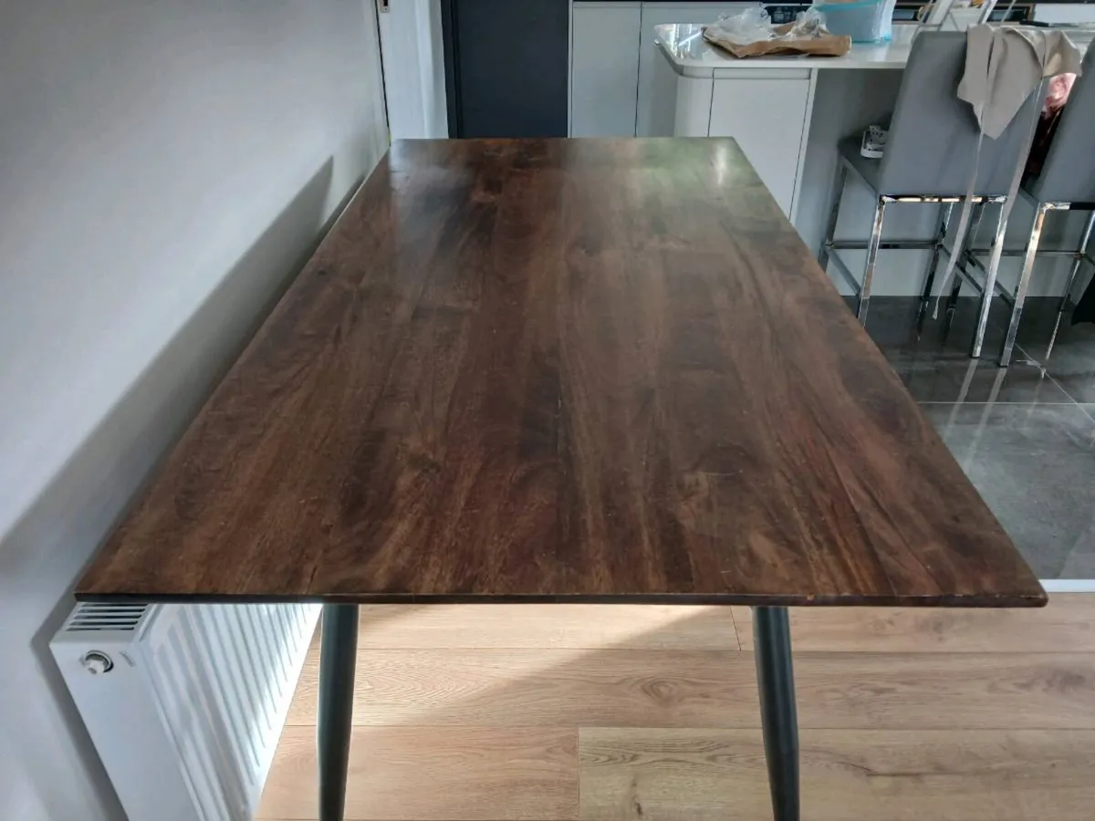 Dining Table solid Mango wood - Image 1