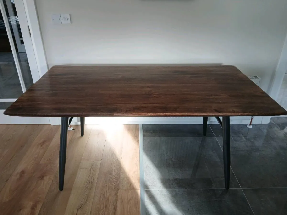 Dining Table solid Mango wood - Image 2