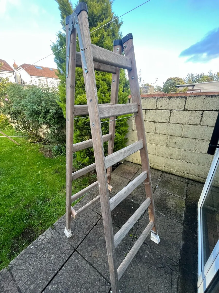 Wood Ladder - Image 3