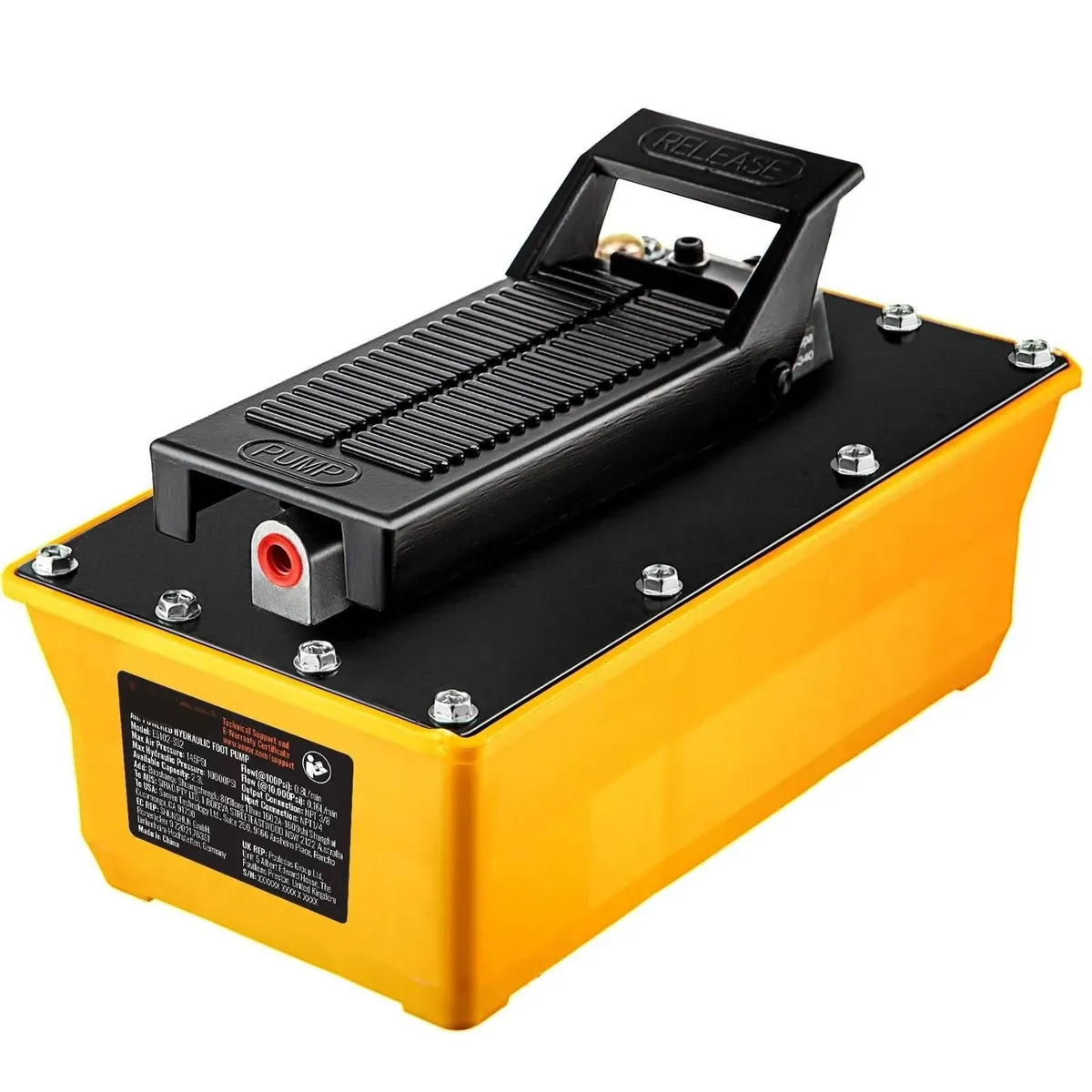 Air Hydraulic Pump 10,000 PSI Hydraulic Foot Pump - Image 3