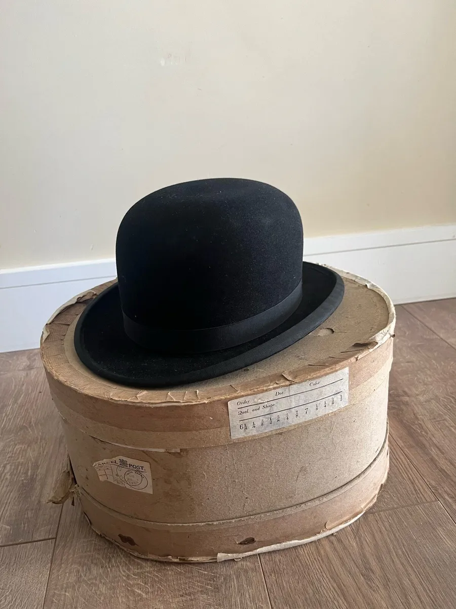 Antique 1928 Bowler Hat by Woodrow & Sons Dublin - Image 3